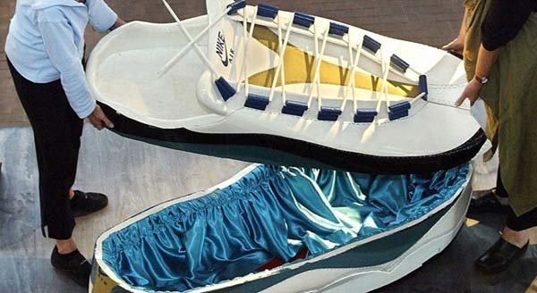 The coffins are also a huge draw for the tourists.