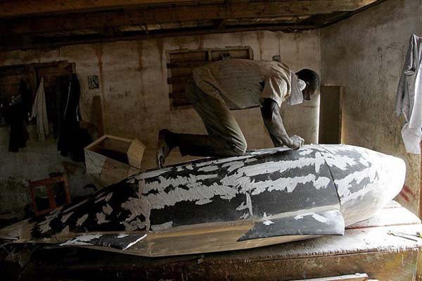 And each coffin is built with considerable care, even though it would be going in the ground.