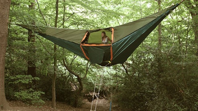 The ground is for suckers. These awesome tents are portable tree forts!