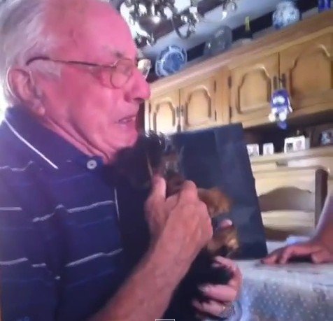GRANDPA GETS A PUPPY     YouTube