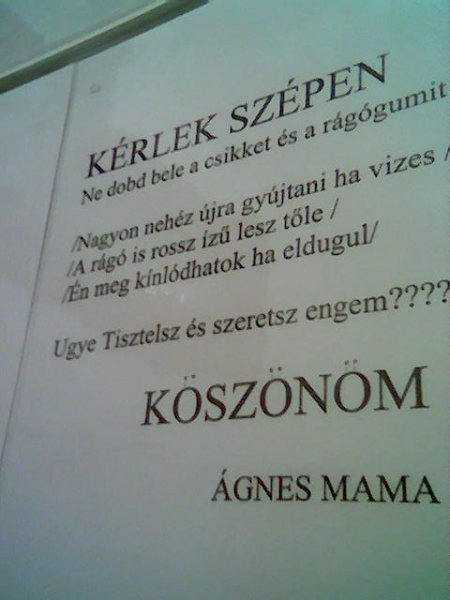 falragaszok Ágnes mama kérése