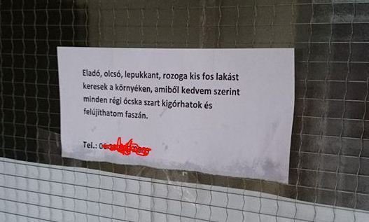 falragaszok fos lakás
